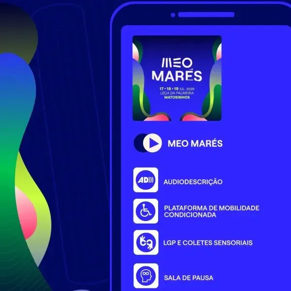 Acessibilidades MEO MARES 2026